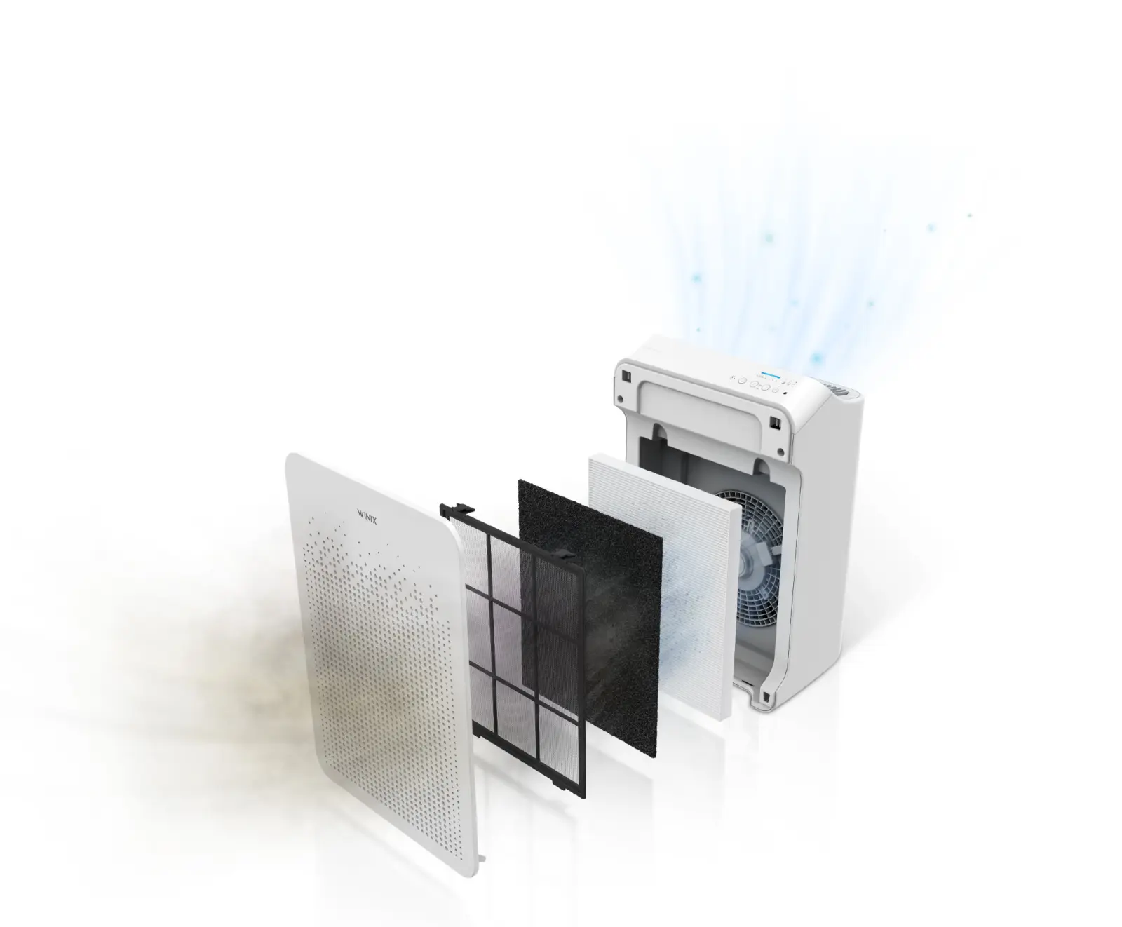 C545 Clean More with Improved 4 Stage Filtration