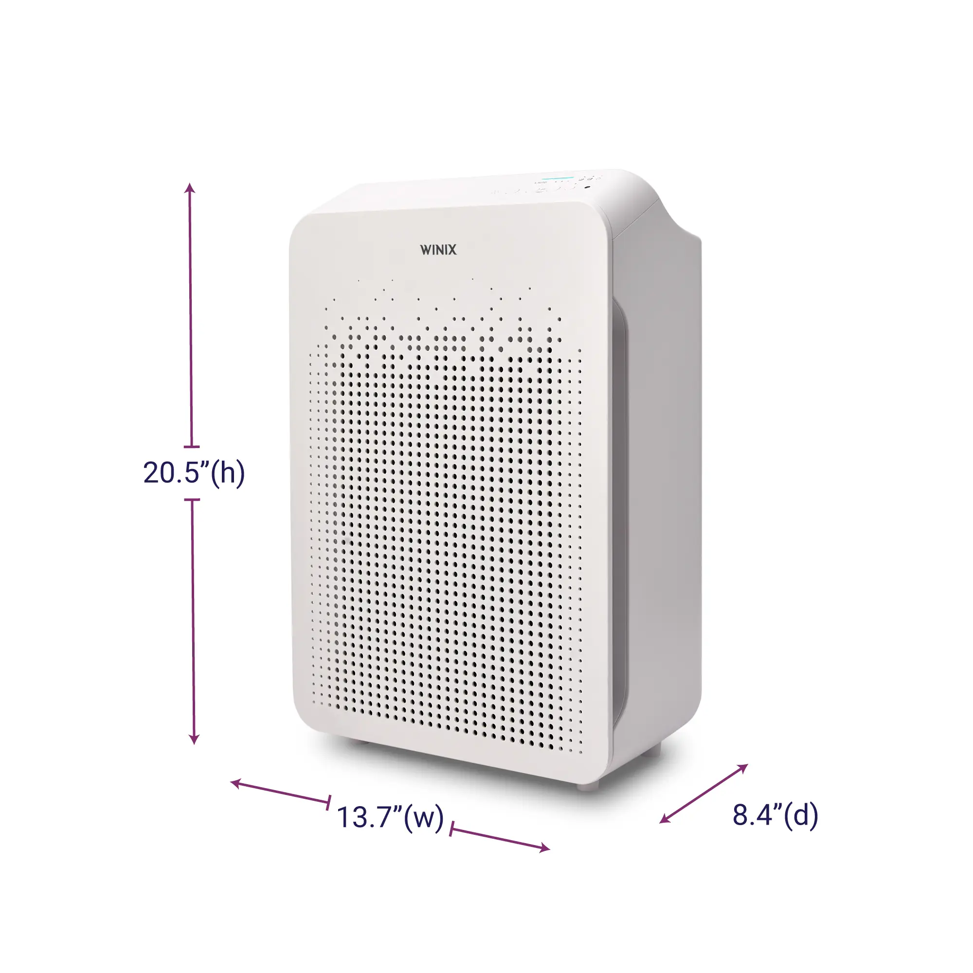 C545 product image with dimensions