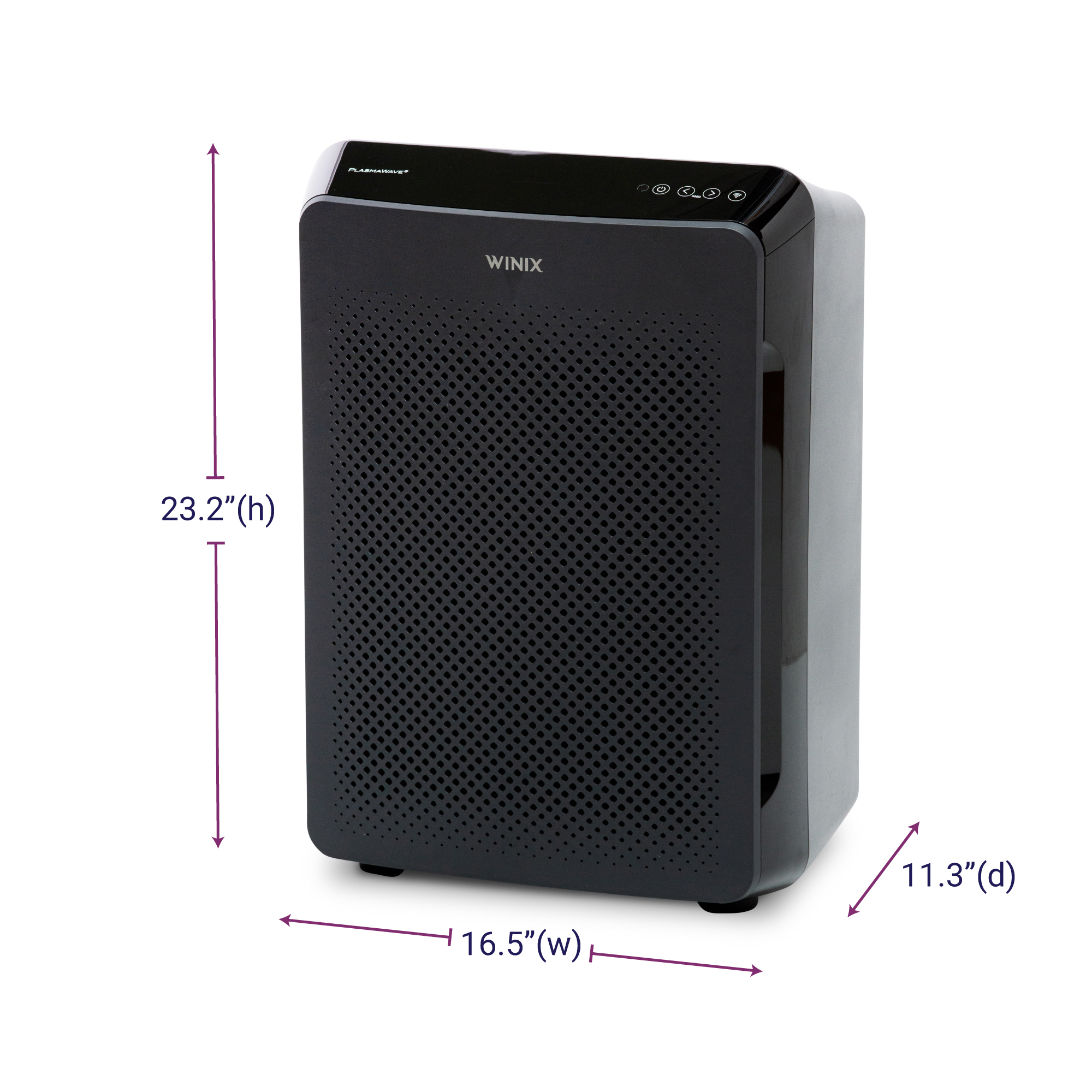 C909 product image with dimensions