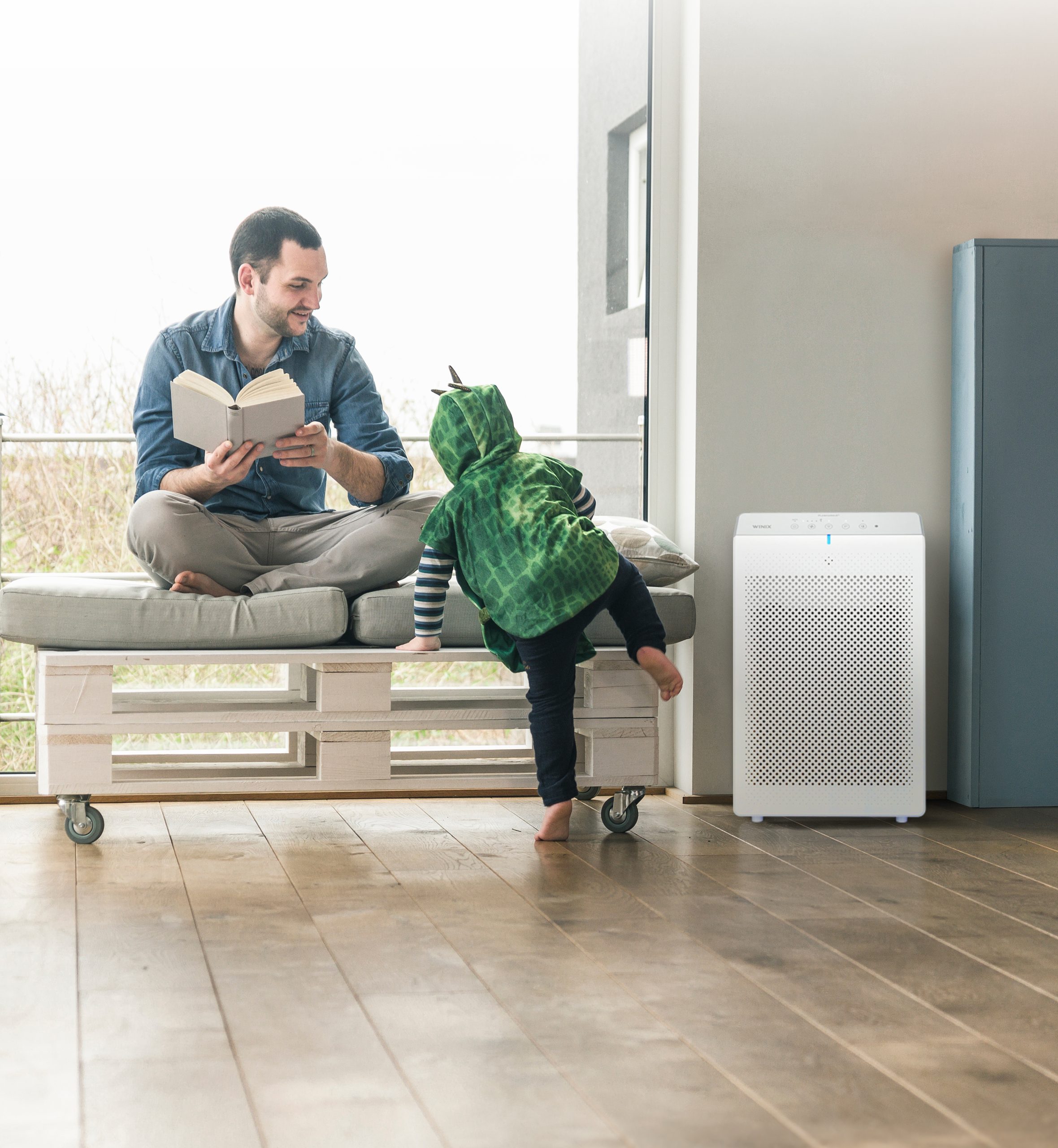 5530 air purifier in living room